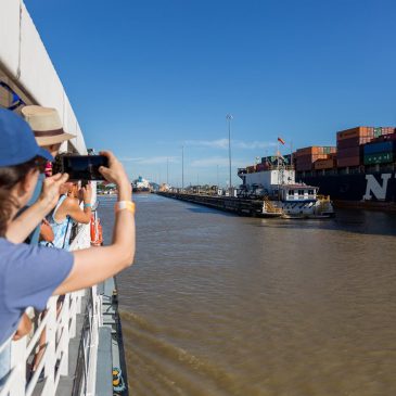 Teil Durchfahrt des Panama Kanals