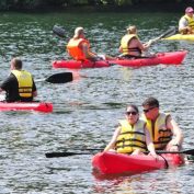 Kajak fahren auf dem Chagres Fluss